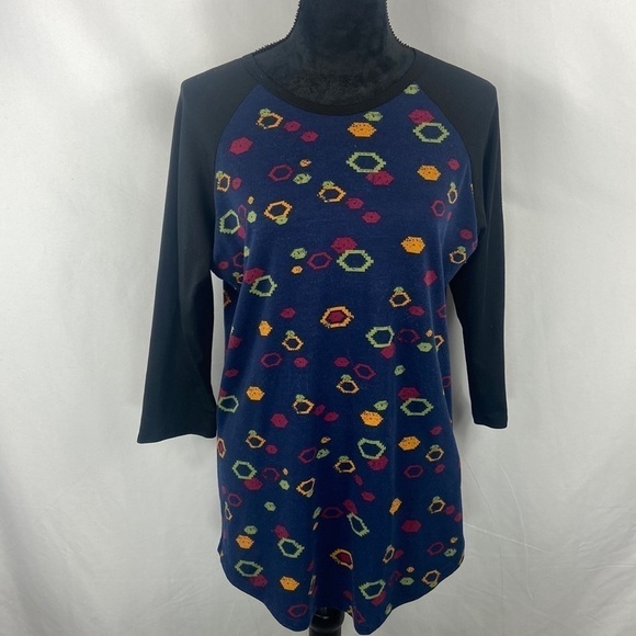 LuLaRoe Geometric Print Extra Long Randy - Picture 1 of 6